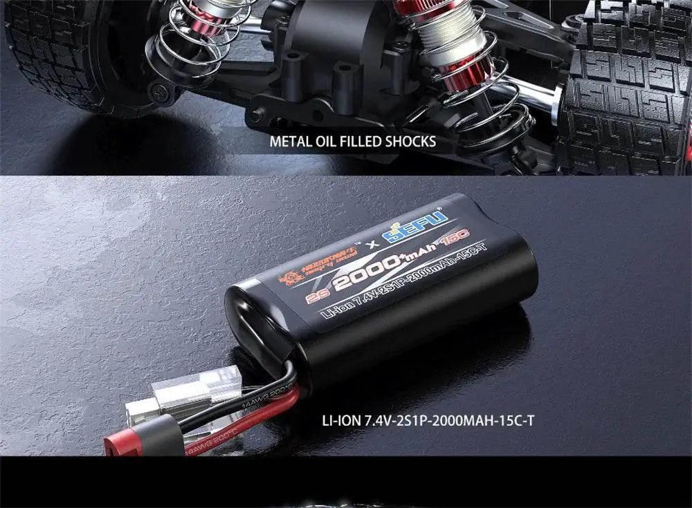  MJX Hyper Go RC Car 14301 14302 Brushless 1/14 High Speed Truck -  ToylandEU™