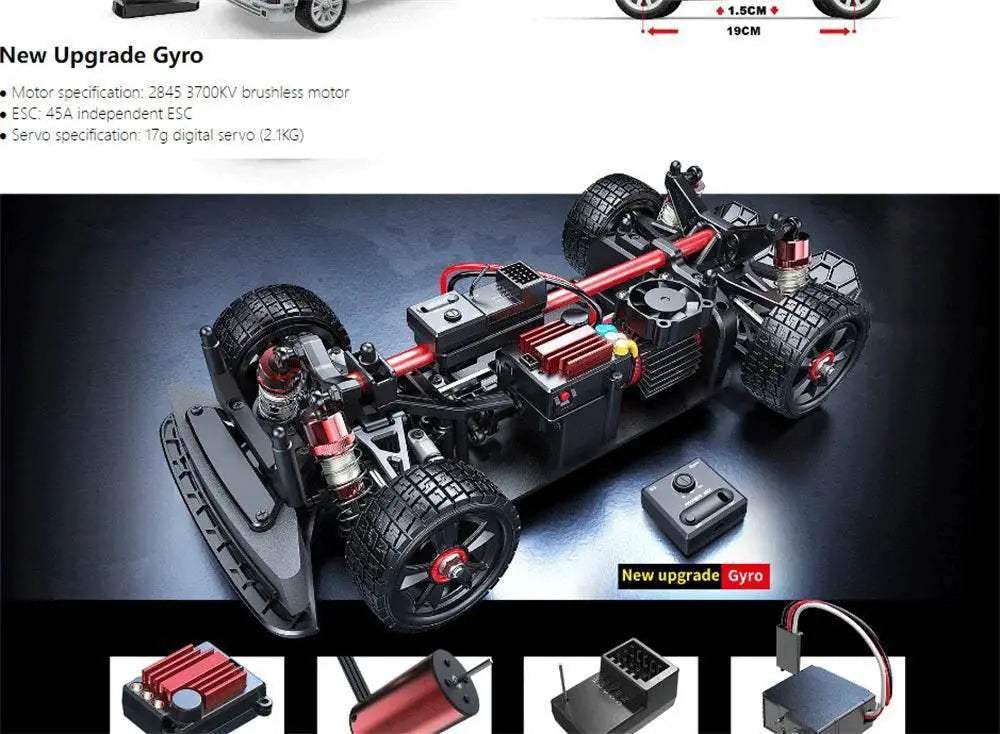  MJX Hyper Go RC Car 14301 14302 Brushless 1/14 High Speed Truck -  ToylandEU™