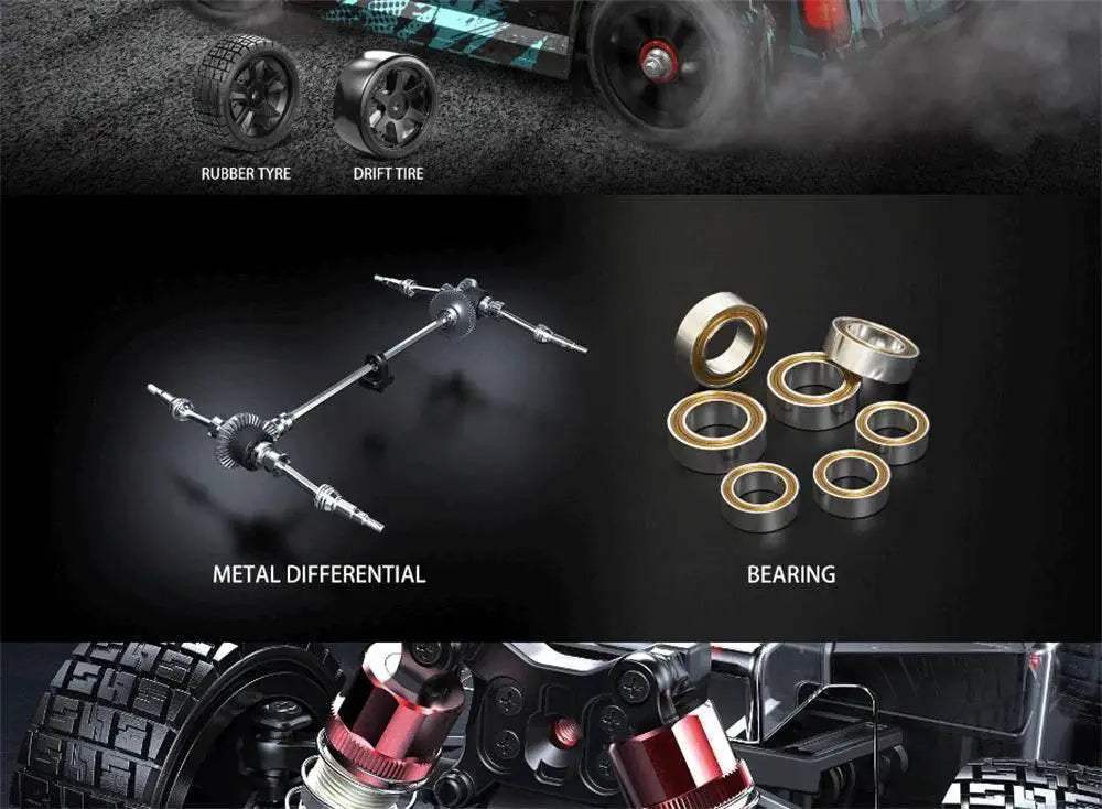  MJX Hyper Go RC Car 14301 14302 Brushless 1/14 High Speed Truck -  ToylandEU™