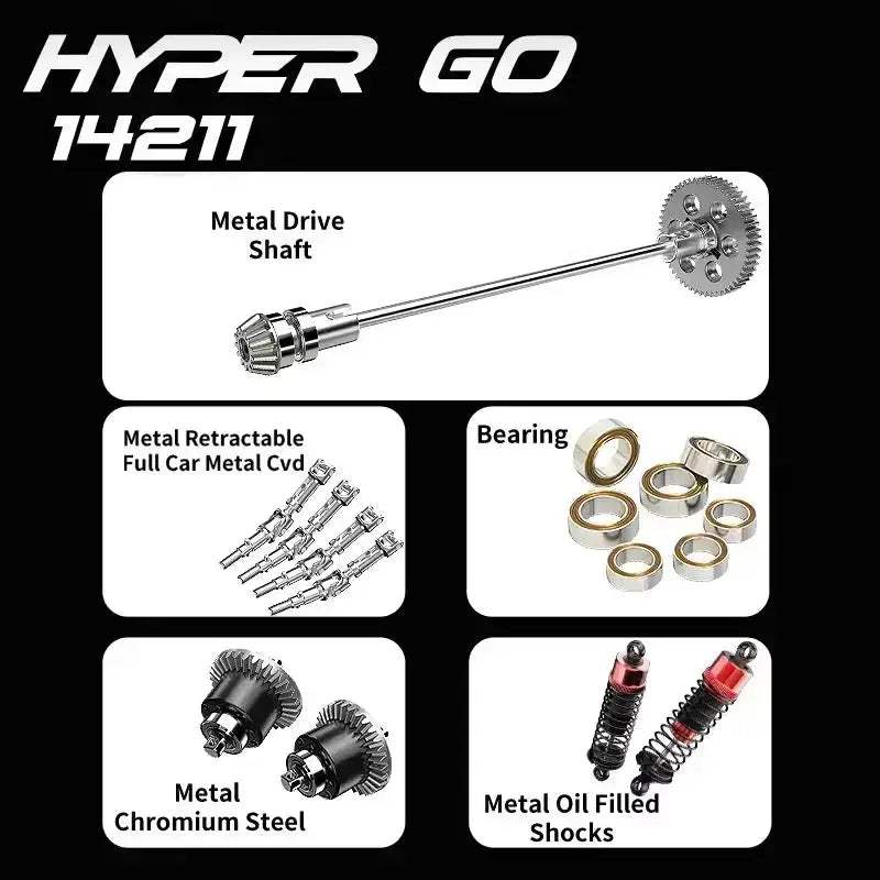 MJX Hyper RC Car Brushless Motor 4WD Top Speed Fast - ToylandEU