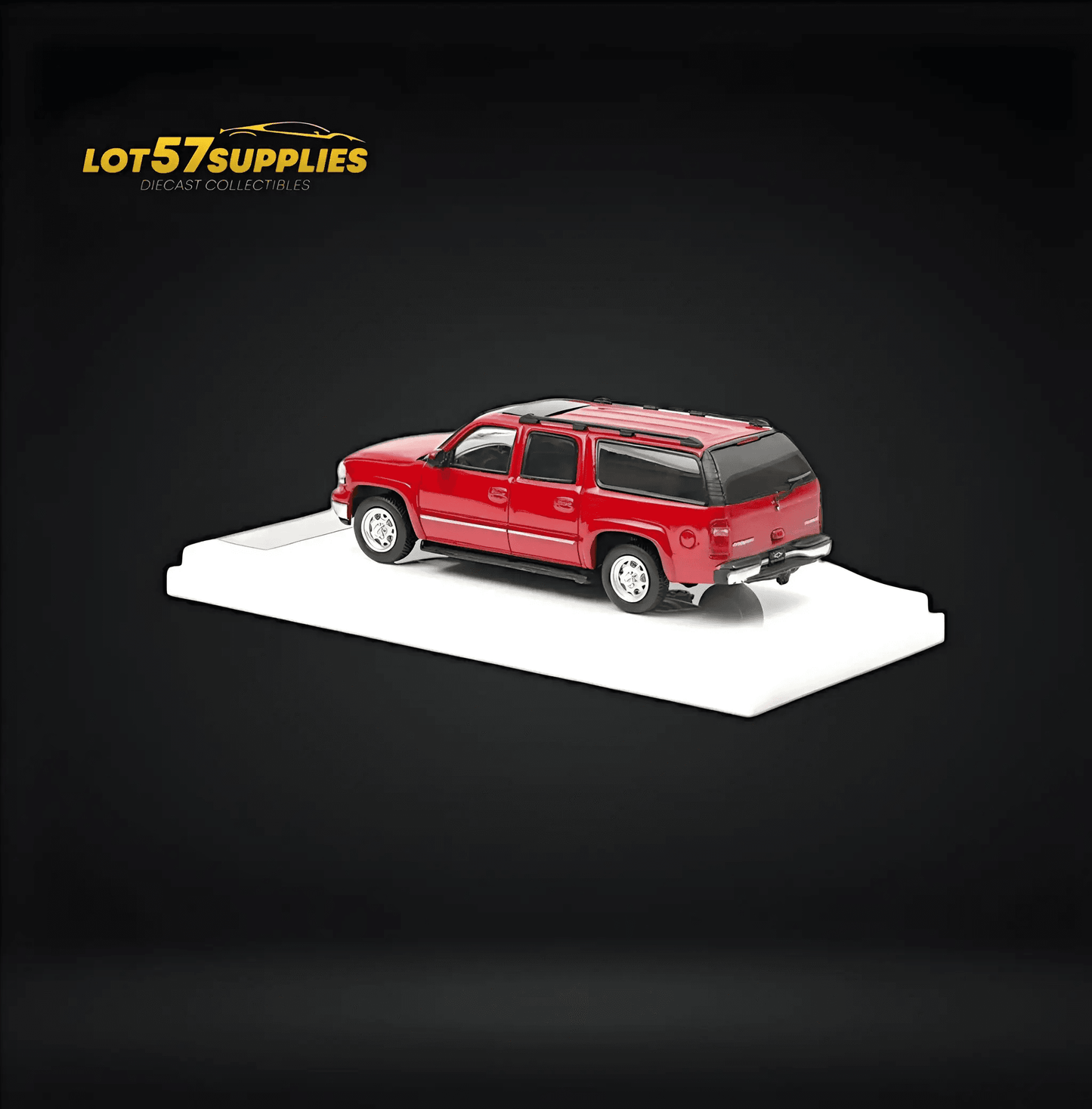 MK Miniatures 2003 Chevrolet Suburban in Red Limited Edition 1:64 - ToylandEU