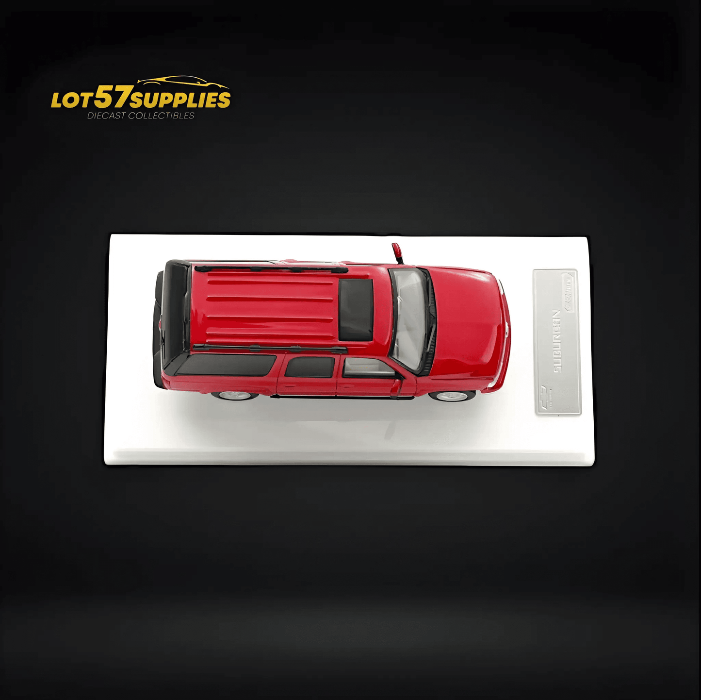 MK Miniatures 2003 Chevrolet Suburban in Red Limited Edition 1:64 - ToylandEU