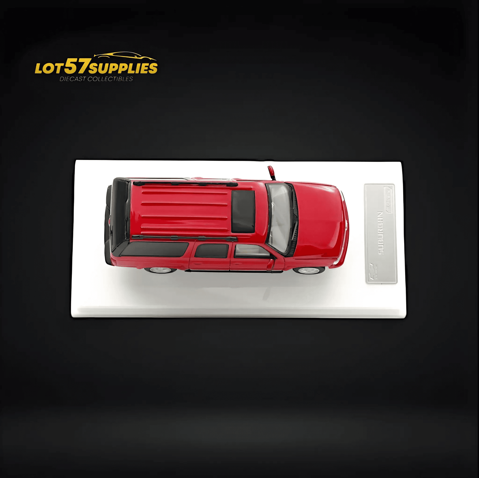 MK Miniatures 2003 Chevrolet Suburban in Red Limited Edition 1:64 - ToylandEU