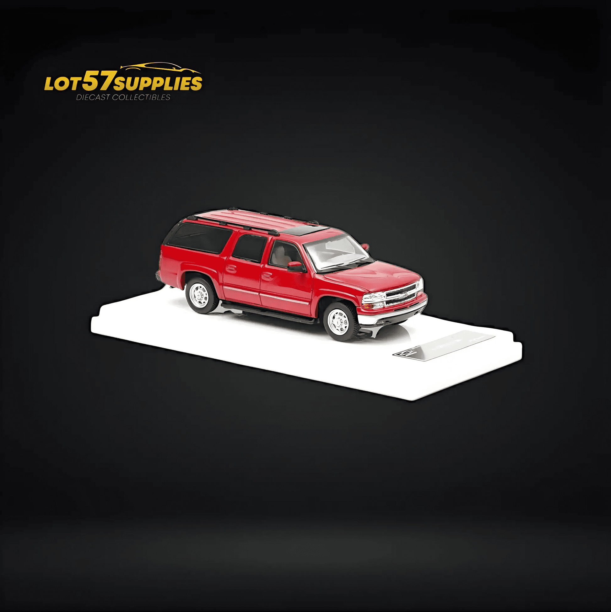 MK Miniatures 2003 Chevrolet Suburban in Red Limited Edition 1:64 - ToylandEU