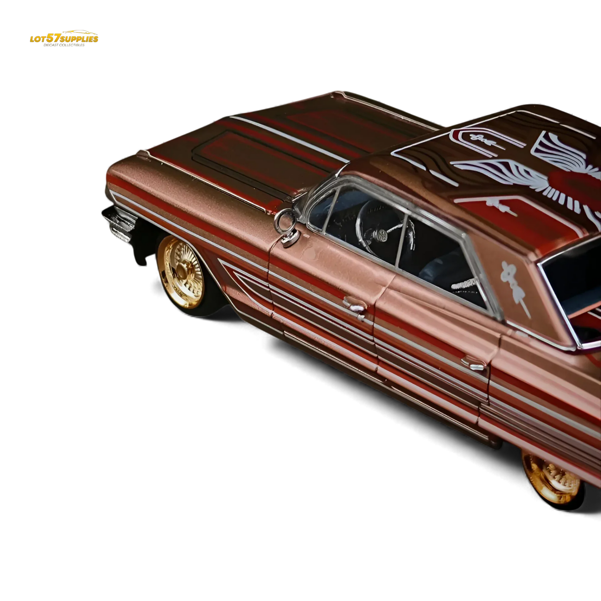 MK Miniatures Cadillac Diwei Metallic Red Copper 1:64 - ToylandEU