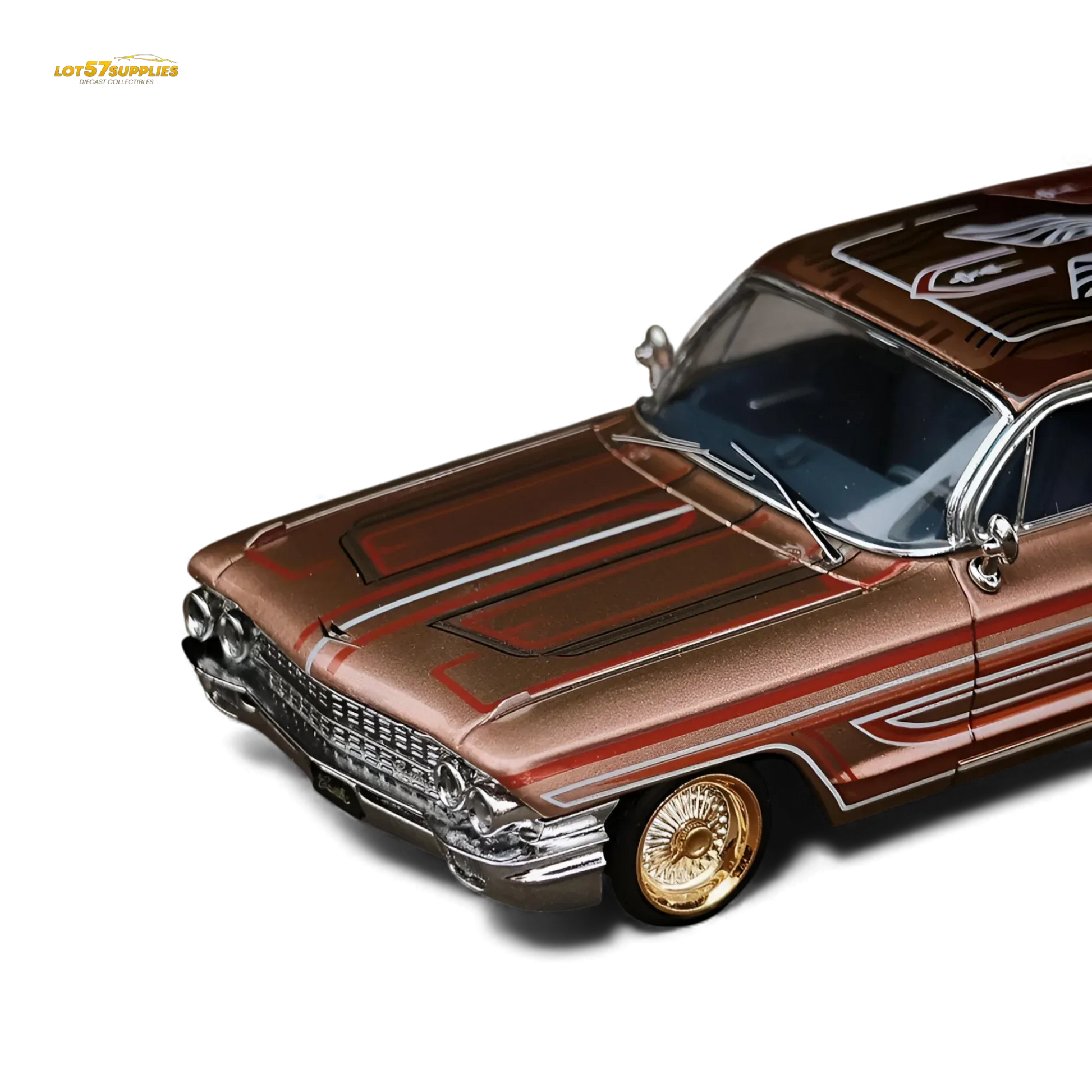 MK Miniatures Cadillac Diwei Metallic Red Copper 1:64 - ToylandEU