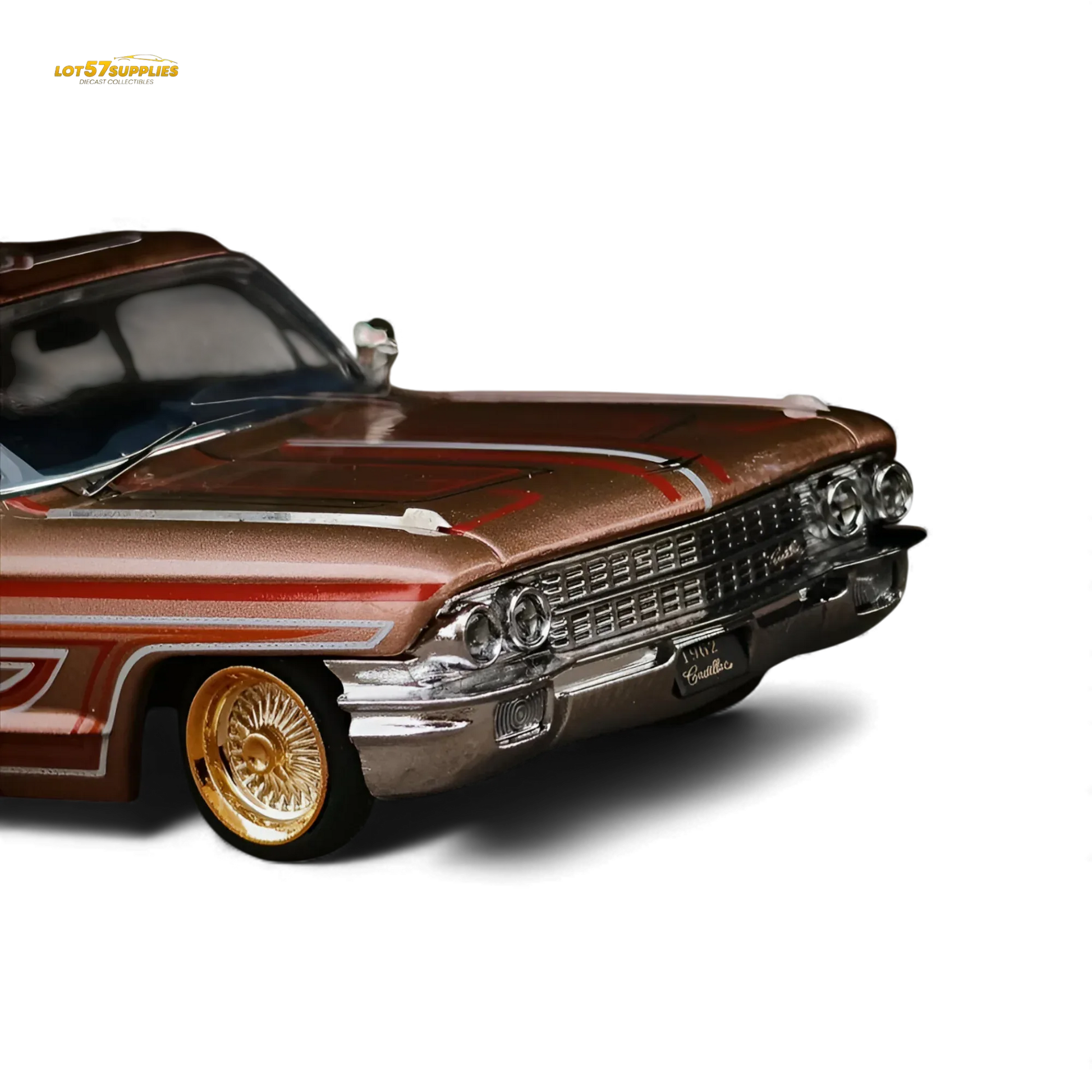 MK Miniatures Cadillac Diwei Metallic Red Copper 1:64 - ToylandEU