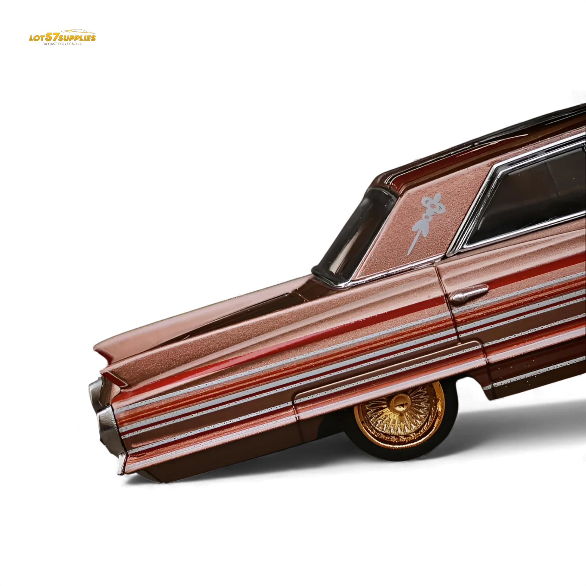 MK Miniatures Cadillac Diwei Metallic Red Copper 1:64 - ToylandEU