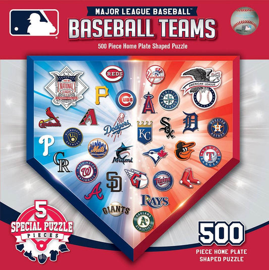 MLB Baseball Home Plate Puzzle 500 Piece by MasterPieces - ToylandEU