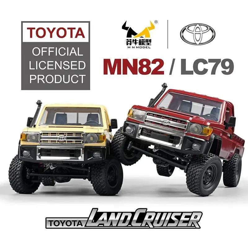MN82 RC Car With LED Lights 4WD Realistic Performance - ToylandEU
