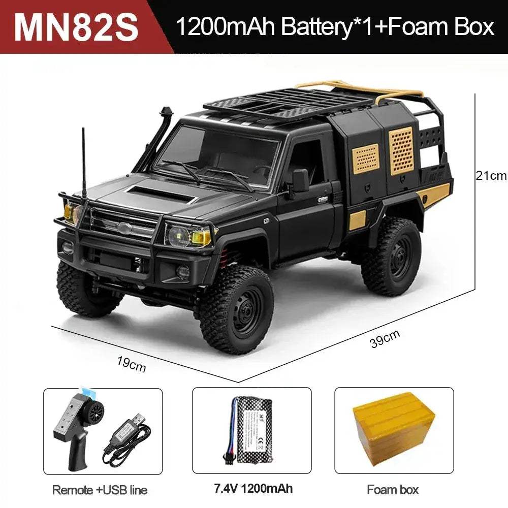 MN82S RC Crawler One Twelfth Scale 4WD Off Road Truck - ToylandEU