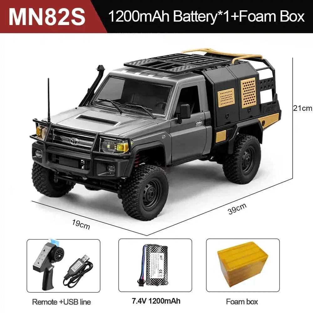 MN82S RC Crawler One Twelfth Scale 4WD Off Road Truck - ToylandEU