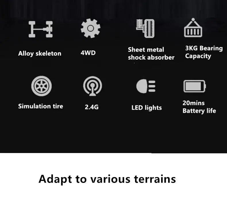 MN90 4WD RC Truck All Terrain Buggy With Lights -  ToylandEU™