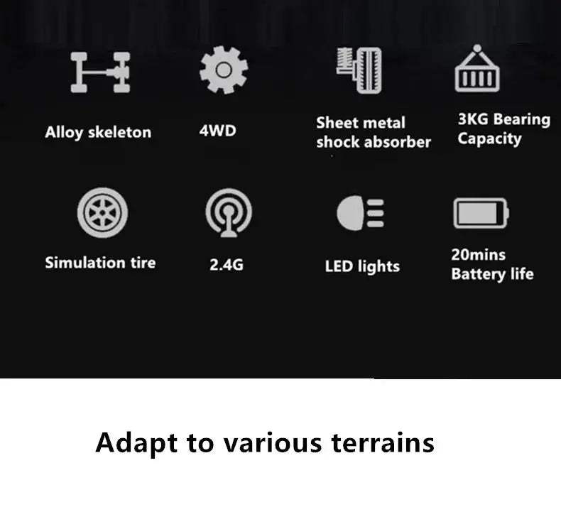  MN90 4WD RC Truck All Terrain Buggy With Lights -  ToylandEU™