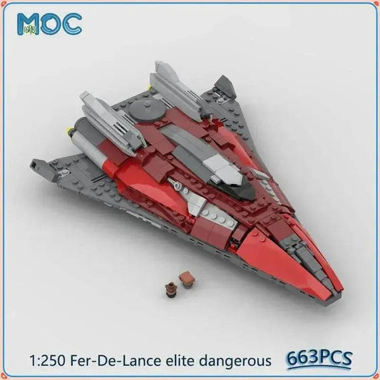  MOC 1:250 Scale Fer-De-Lance Model MOC Building Blocks Toys Building Bricks MOC -  ToylandEU™