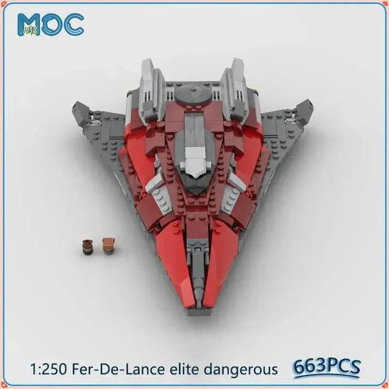  MOC 1:250 Scale Fer-De-Lance Model MOC Building Blocks Toys Building Bricks MOC -  ToylandEU™
