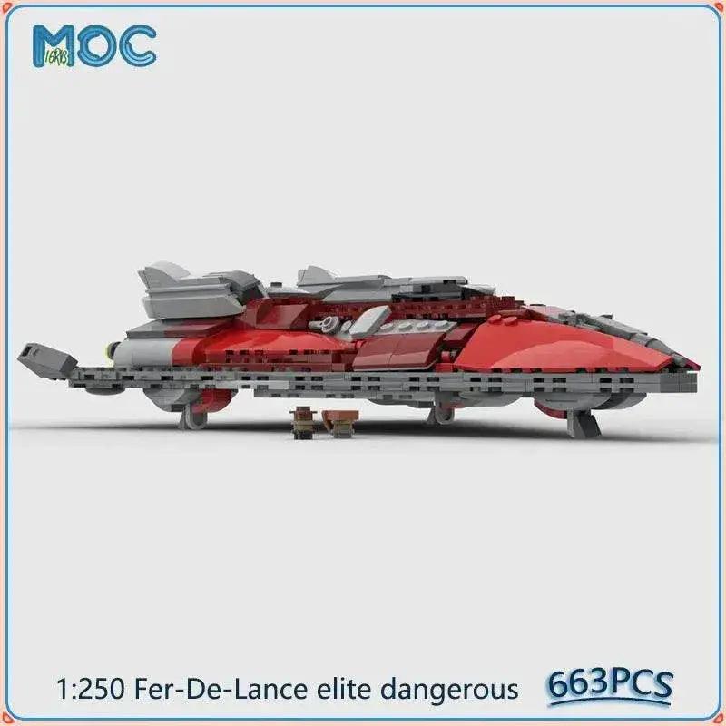  MOC 1:250 Scale Fer-De-Lance Model MOC Building Blocks Toys Building Bricks MOC -  ToylandEU™