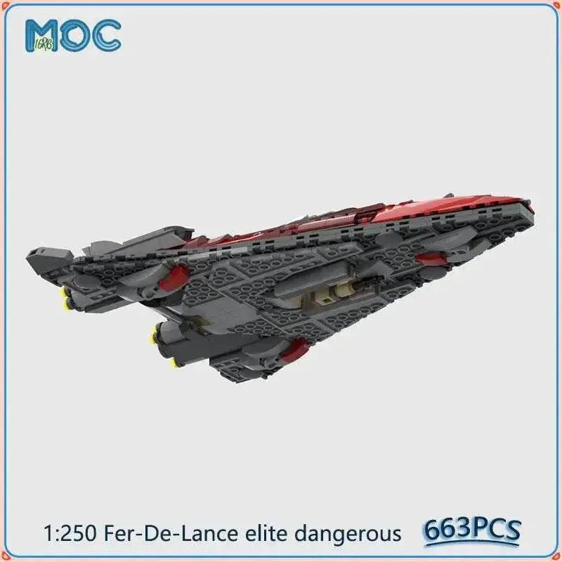  MOC 1:250 Scale Fer-De-Lance Model MOC Building Blocks Toys Building Bricks MOC -  ToylandEU™