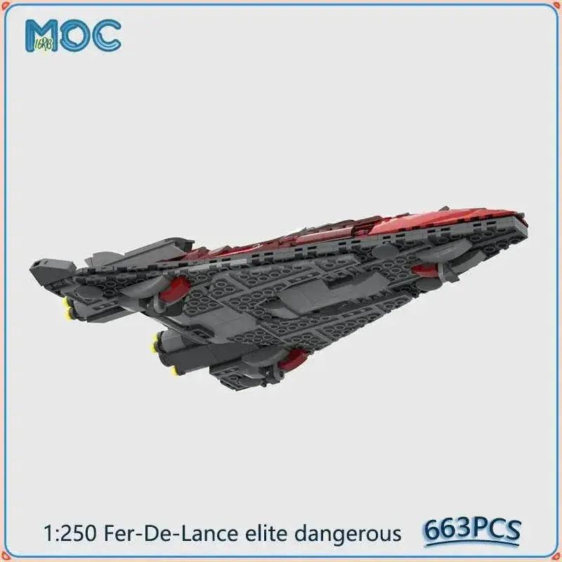  MOC 1:250 Scale Fer-De-Lance Model MOC Building Blocks Toys Building Bricks MOC -  ToylandEU™