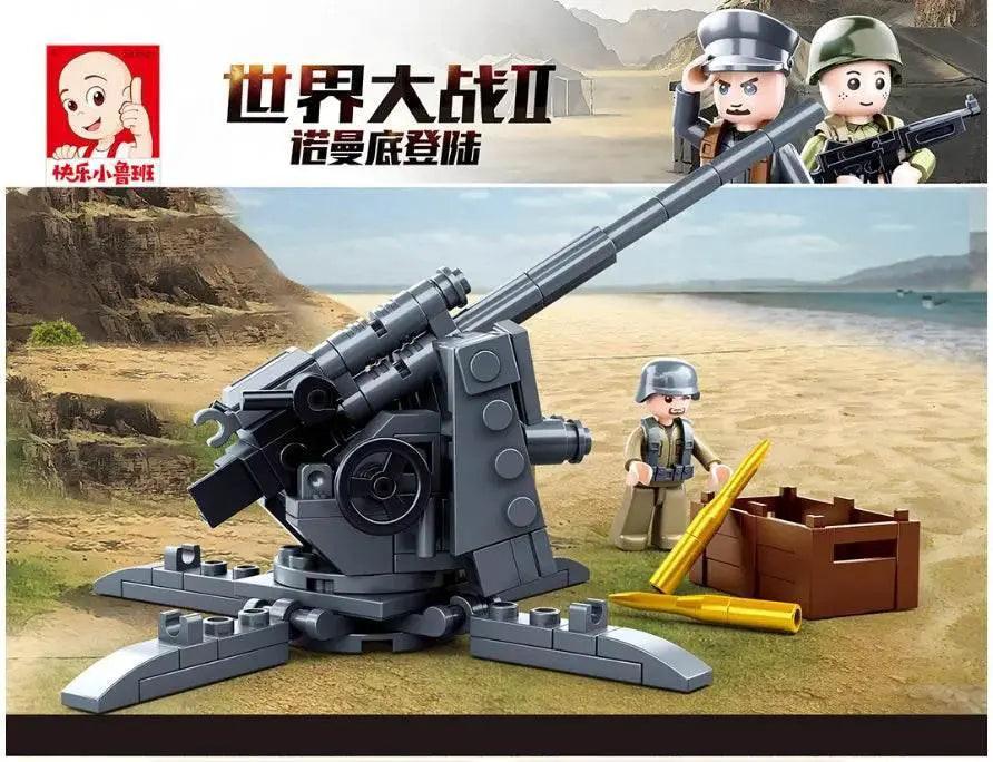  MOC 115PCS WW2 Military Weapon Building Blocks 88MM Flak Set -  ToylandEU™