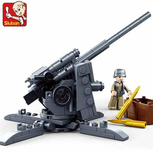  MOC 115PCS WW2 Military Weapon Building Blocks 88MM Flak Set -  ToylandEU™