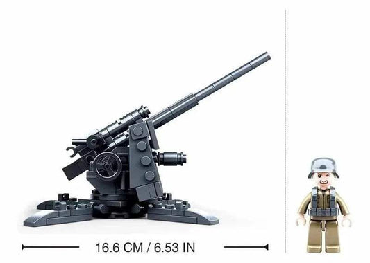  MOC 115PCS WW2 Military Weapon Building Blocks 88MM Flak Set -  ToylandEU™