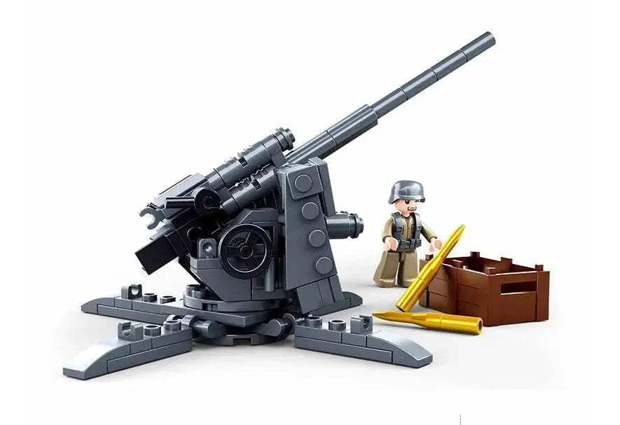 115PCS WW2 Military Weapon Building Blocks 88MM Flak Set - ToylandEU