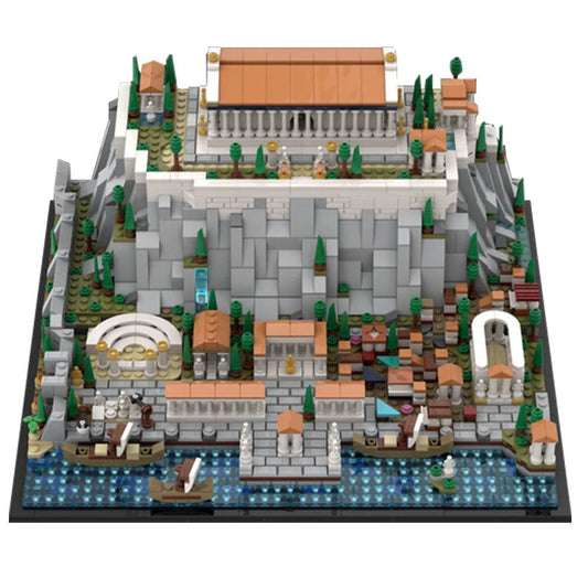 MOC-117805 Greece Acropolis Building Blocks Model Gift Building Bricks MOC - ToylandEU