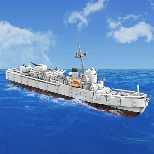 MOC-127569 Destroyer Model Bricks Space Ship Building Blocks Building Bricks MOC - ToylandEU