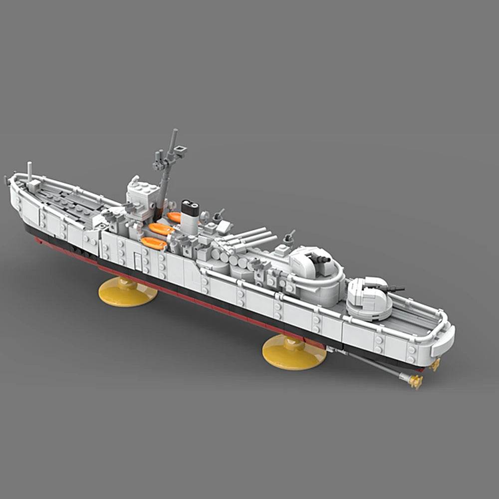 MOC-127569 Destroyer Model Bricks Space Ship Building Blocks Building Bricks MOC - ToylandEU