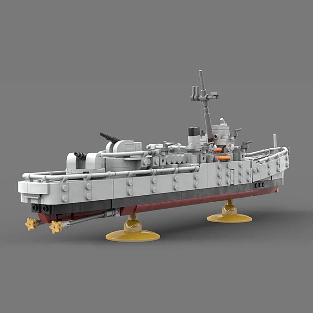 MOC-127569 Destroyer Model Bricks Space Ship Building Blocks Building Bricks MOC - ToylandEU
