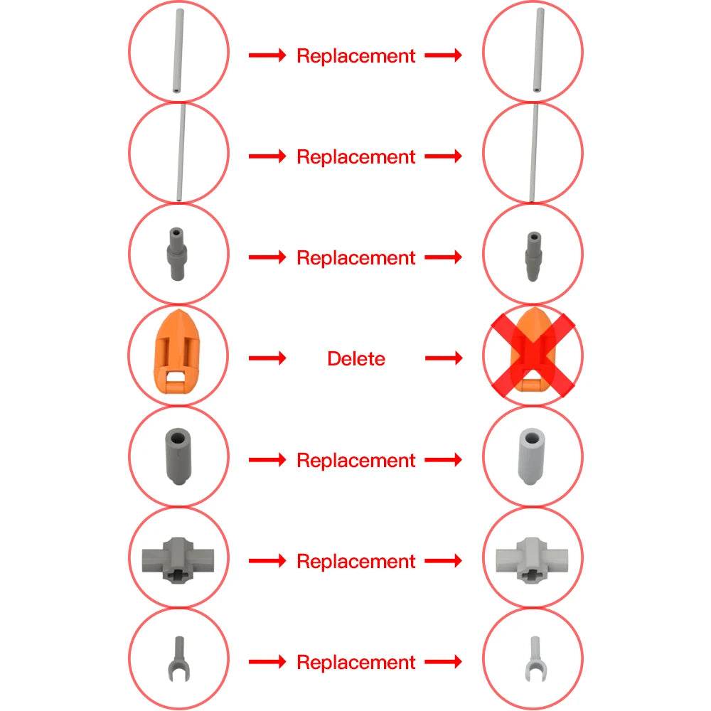 MOC-127569 Destroyer Model Bricks Space Ship Building Blocks Building Bricks MOC - ToylandEU