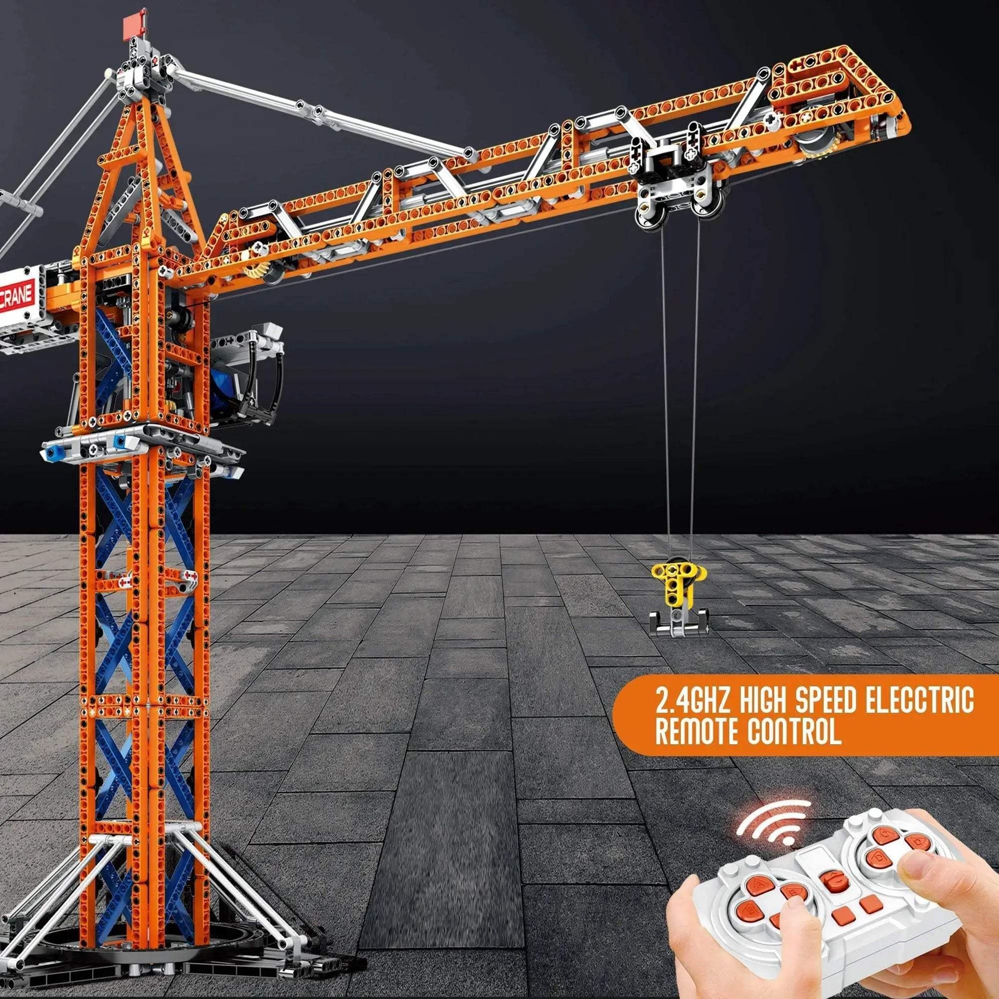  1288PCS Remote Control Tower Crane Building Blocks Toy -  ToylandEU™