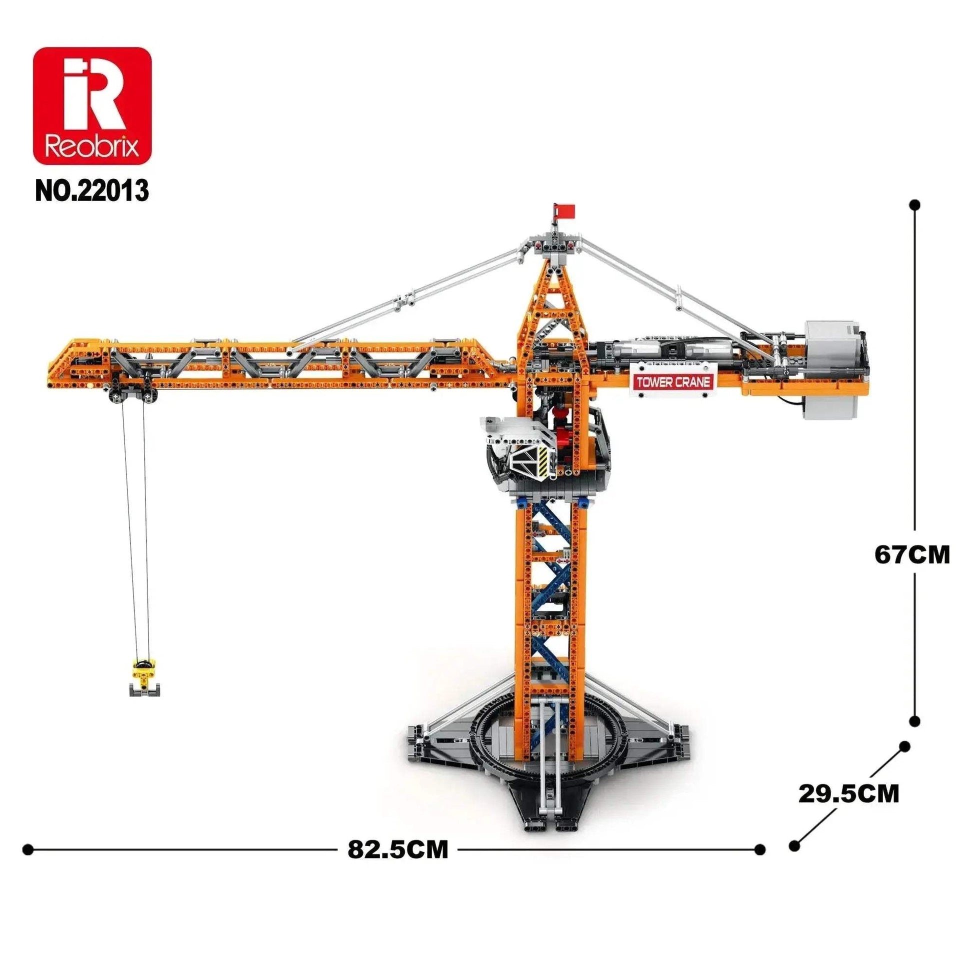  1288PCS Remote Control Tower Crane Building Blocks Toy -  ToylandEU™