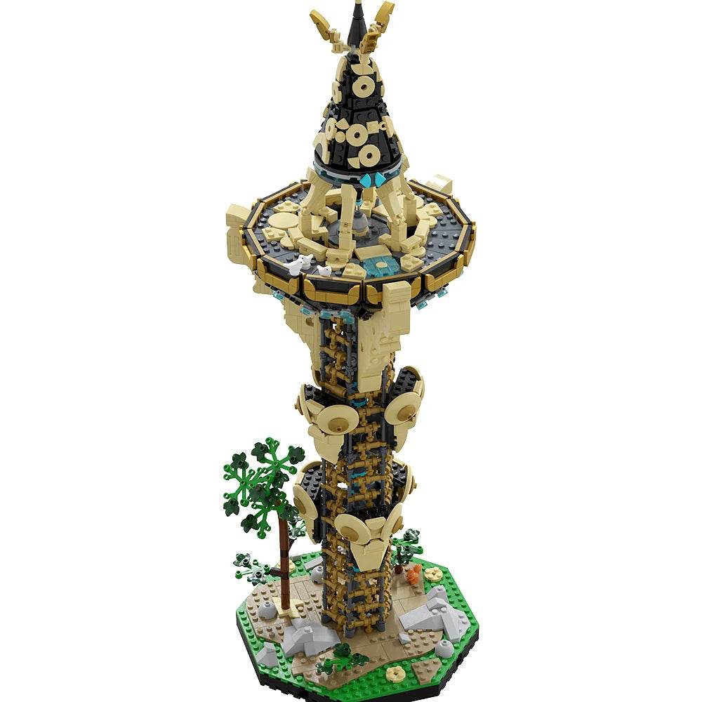 MOC-139323 Zeldaed Sheikah Tower Building Blocks Puzzle Toys Building Bricks MOC - ToylandEU