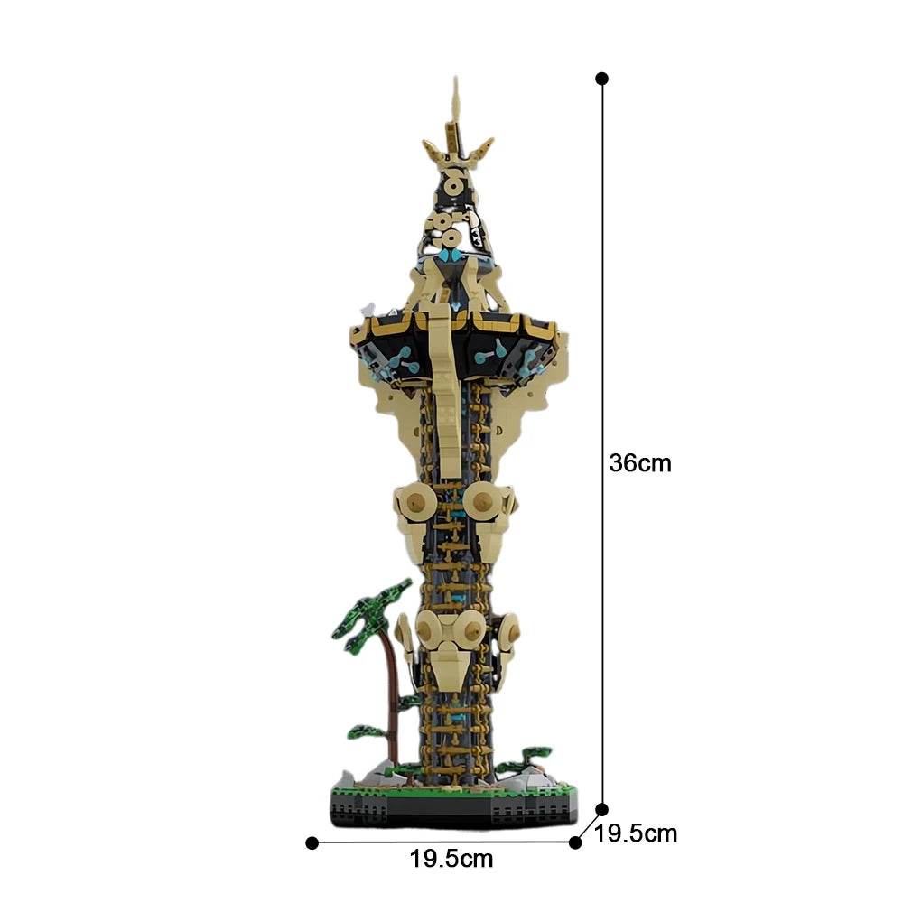 MOC-139323 Zeldaed Sheikah Tower Building Blocks Puzzle Toys Building Bricks MOC - ToylandEU