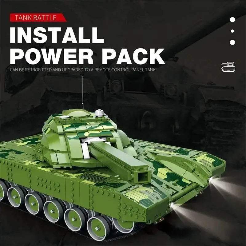  MOC 1516PCS Military Tank Building Blocks for Kids Remote Control -  ToylandEU™