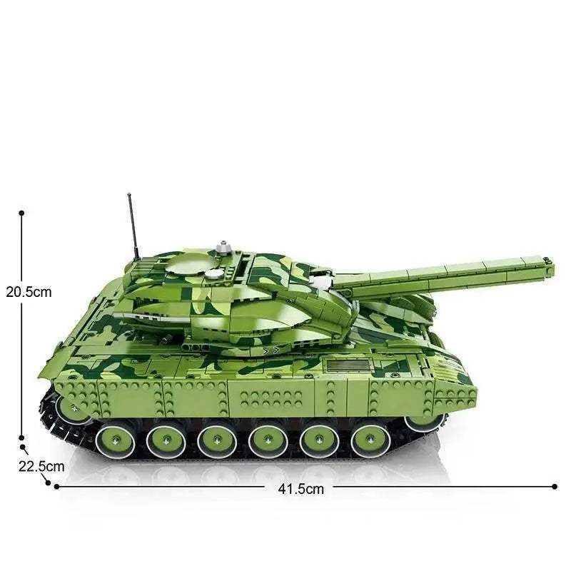  MOC 1516PCS Military Tank Building Blocks for Kids Remote Control -  ToylandEU™