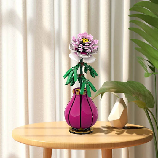 MOC-153192 Peony Flower Building Blocks DIY Educational Toy - ToylandEU
