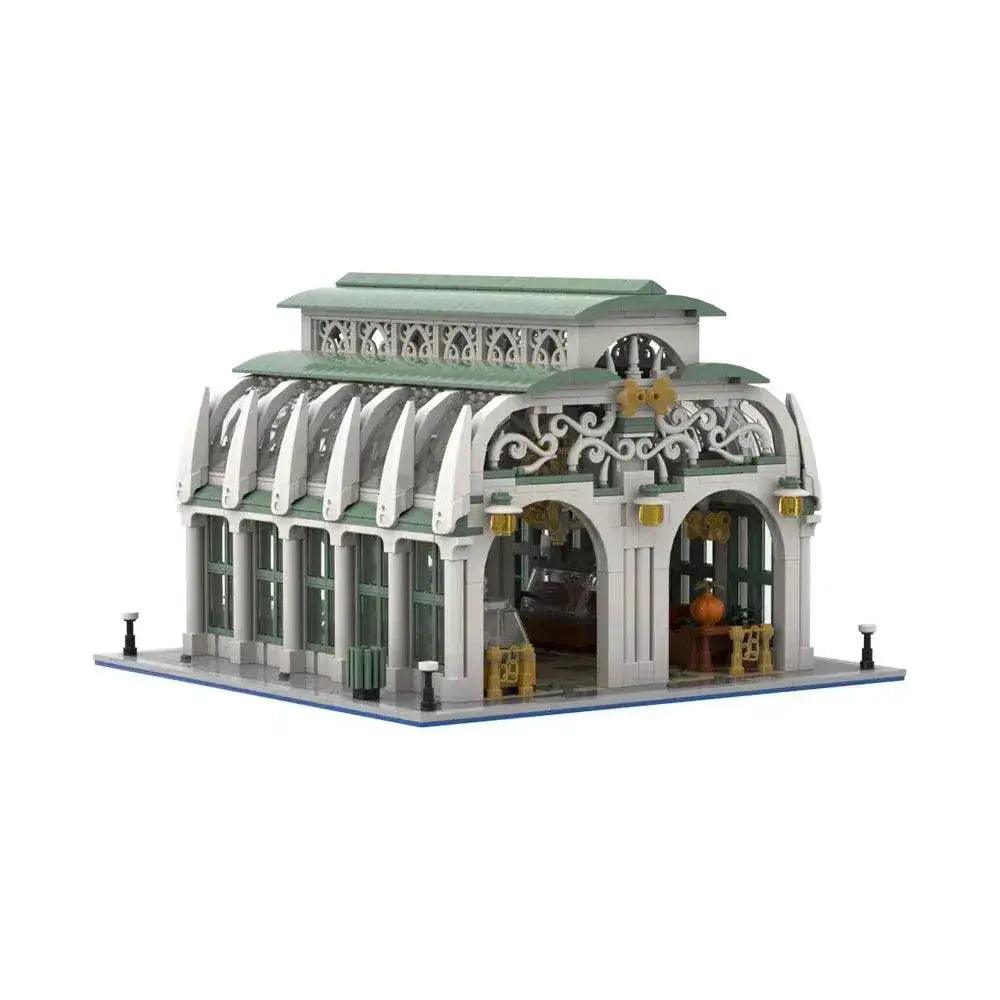 MOC 1558PCS MOC-187445 Market Hall Building Blocks DIY Gift Building Bricks MOC -  ToylandEU™