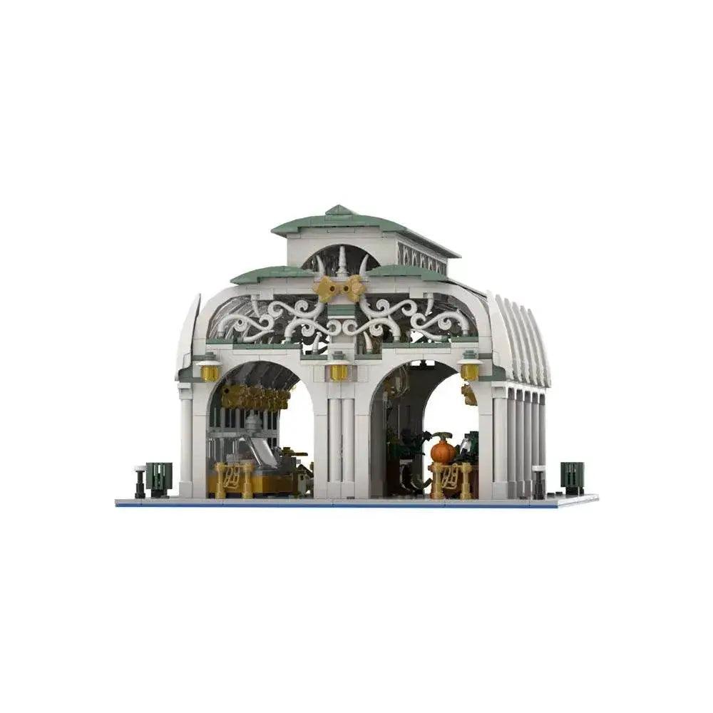  MOC 1558PCS MOC-187445 Market Hall Building Blocks DIY Gift Building Bricks MOC -  ToylandEU™