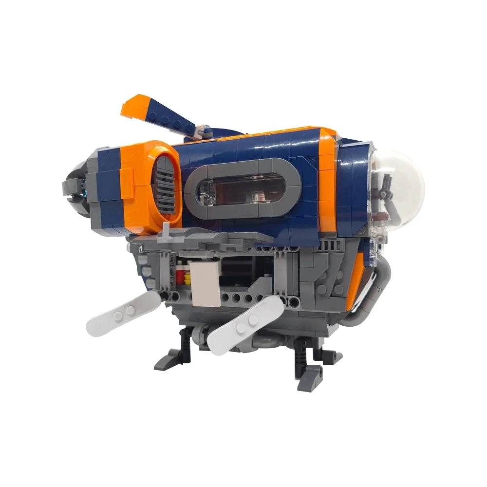 MOC-158411 Spaceship Model Building Blocks Deep Sea Trek Game Building Bricks MOC - ToylandEU