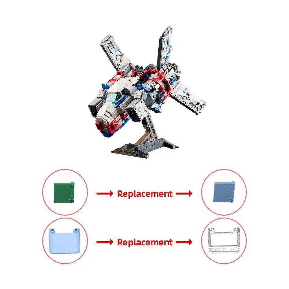  MOC 1671PC MOC-128778 X1-B500 Freedom Rebel Bomber Building Blocks Building Bricks MOC -  ToylandEU™