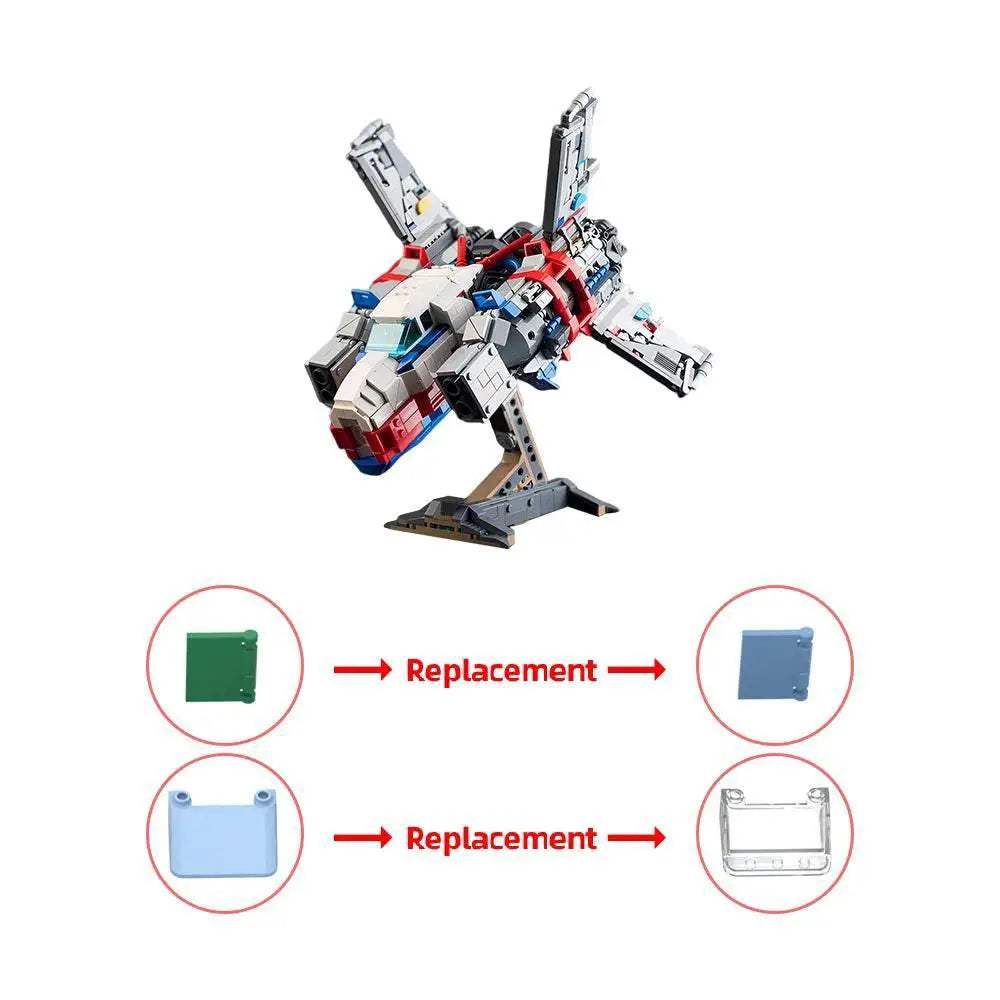 1671PC MOC-128778 X1-B500 Freedom Rebel Bomber Building Blocks Building Bricks MOC - ToylandEU