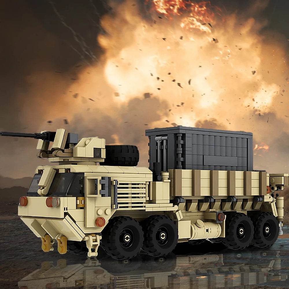 MOC-177525 Oshkosh HEMTT M985A4 Building Block Truck Toys Building Bricks MOC - ToylandEU
