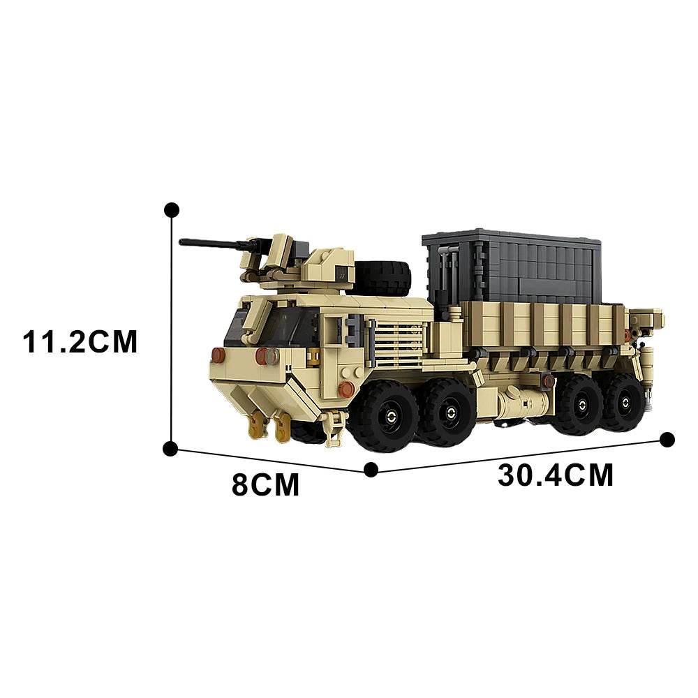 MOC-177525 Oshkosh HEMTT M985A4 Building Block Truck Toys Building Bricks MOC - ToylandEU