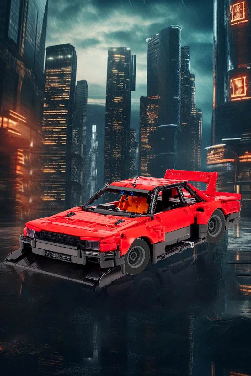 MOC-178245 Nissan Skyline KDR30 Building Blocks Building Bricks MOC Gift - ToylandEU