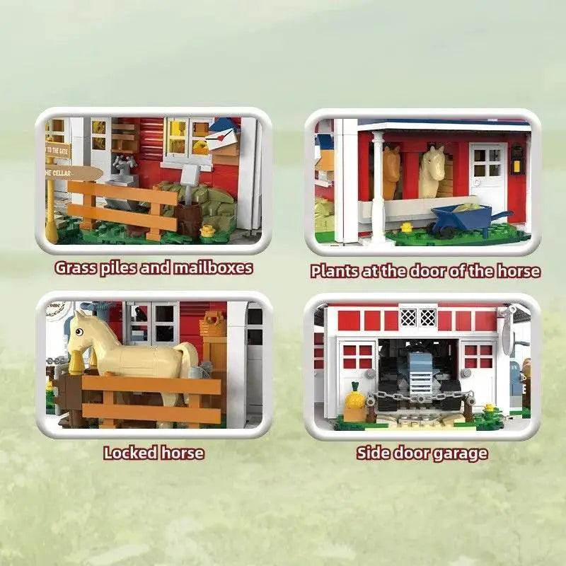  MOC 1810PCS Windmill Farm Building Blocks Set With USB Light -  ToylandEU™