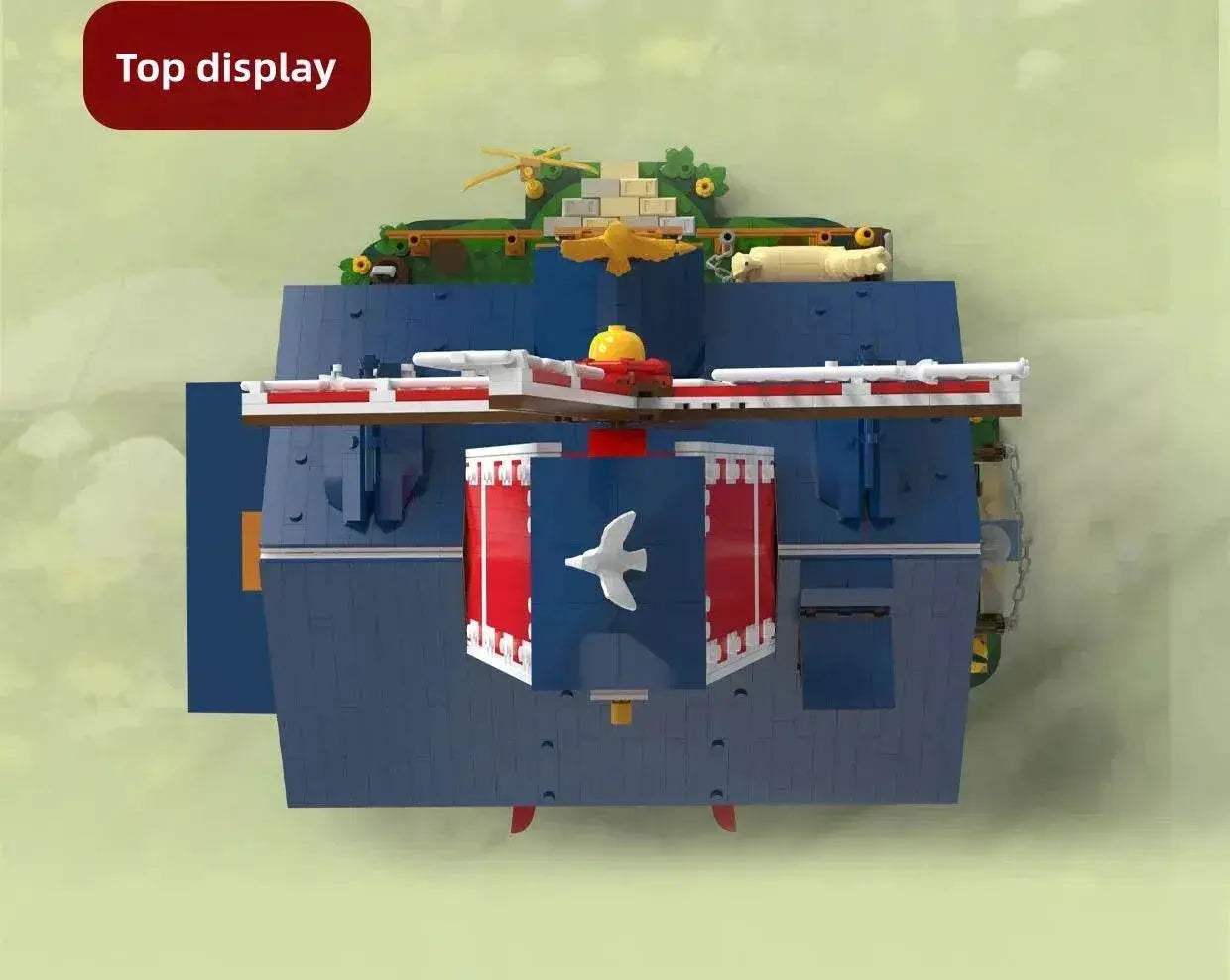 1810PCS Windmill Farm Building Blocks Set With USB Light - ToylandEU