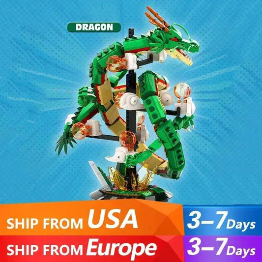  Dragon Lego Compatible Building Blocks 1826 Pcs Kids -  ToylandEU™